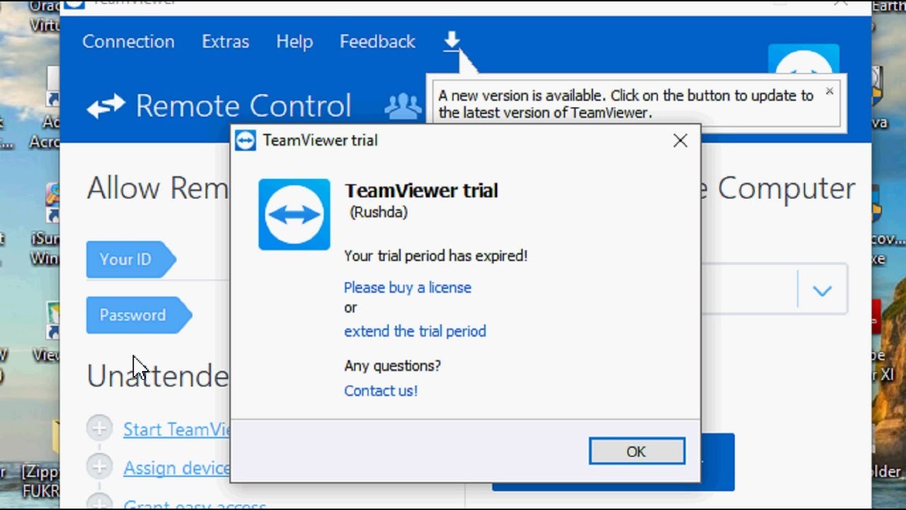 teamviewer timeout free license